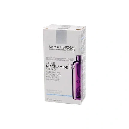 La Roche-Posay Pure Niacinamide 10 Serum, 30ml Anti-Dark Spot Concentrate with 10% Niacinamide