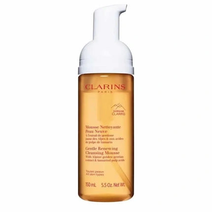 Clarins Gentle Exfoliating Cleansing Mousse, 150ml Foaming Face Cleanser with Gentle Exfoliation
