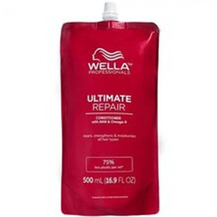 Wella Professionals Ultimate Repair Conditioner Refill, 500ml | Professional Repairing Conditioner Refill for Damaged Hair