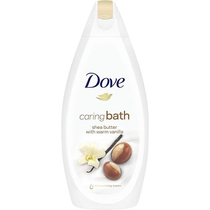 Dove Purely Pampering Shea Butter & Warm Vanilla Bath Soak with e Moisturising Cream, 450ml
