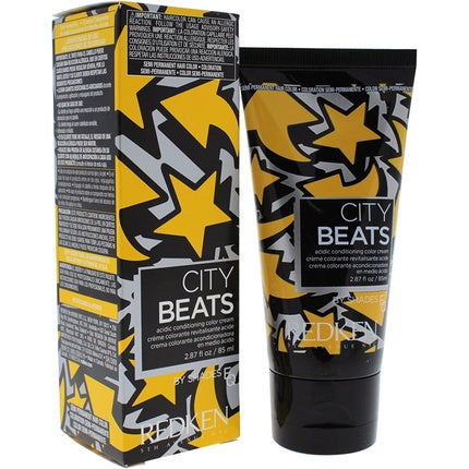 Redken City Beats Acidic Conditioning Semi-Permanent Hair Color Cream, 85ml | Professional Direct Dye Hair Colour