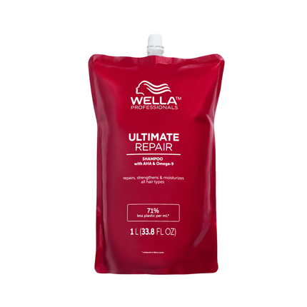 Wella Professionals Ultimate Repair Shampoo Refill, 1000ml Hair Repair Shampoo
