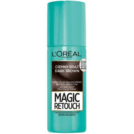 L'Oréal Paris Magic Retouch Instant Root Touch Up Spray Dark Brown, 75ml