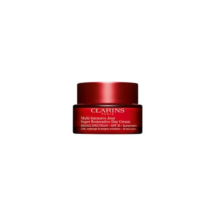 Clarins Multi-Intensive Day Cream SPF 15 All Skin Types, 50ml Anti-Ageing Face Moisturiser