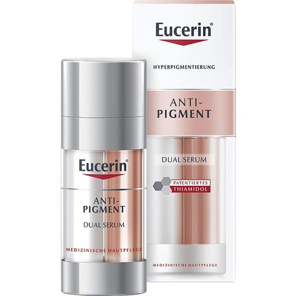 Eucerin Anti-Pigment Dual Serum for Even & Radiant Looking Skin, 30ml - Brightening Face Serum with Thiamidol & Hyaluronic Acid