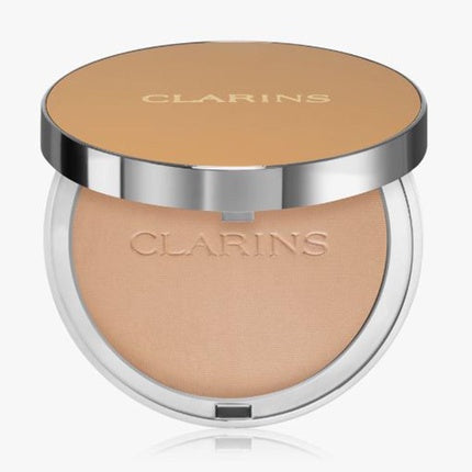 Clarins Ever Matte Compact Powder 03 Light Medium, 10g | Mattifying Pressed Face Powder