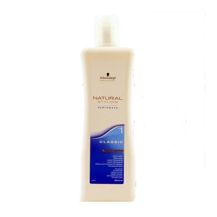 Schwarzkopf Professional Natural Styling Hydrowave Classic Lotion No. 1, 1000ml – Professional Perm Lotion for Normal Hair
