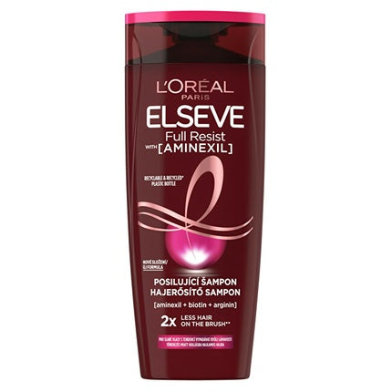L'Oreal Paris Elseve Arginine Resist X3 Strengthening Shampoo, 250ml for Weak & Fragile Hair
