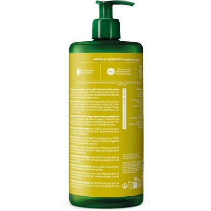 Energy Ginger Shower Gel, 750ml Refreshing Body Wash for Daily Cleansing