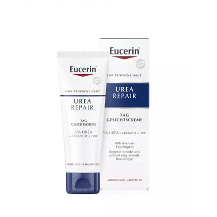 Eucerin UreaRepair Day Face Cream, 50ml Hydrating Moisturizing Face Cream for Dry Skin