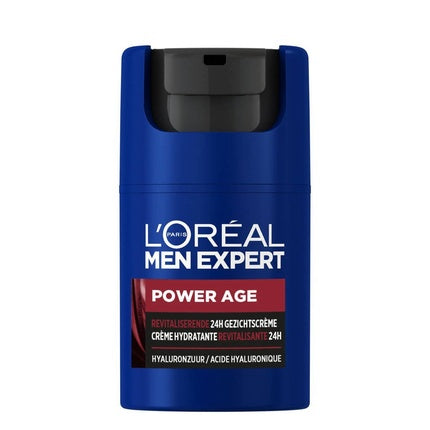 L'Oréal Paris Power Age Revitalizing 24H Hyaluronic Acid Face Cream, 50ml – Daily Hydrating & Revitalising Moisturiser