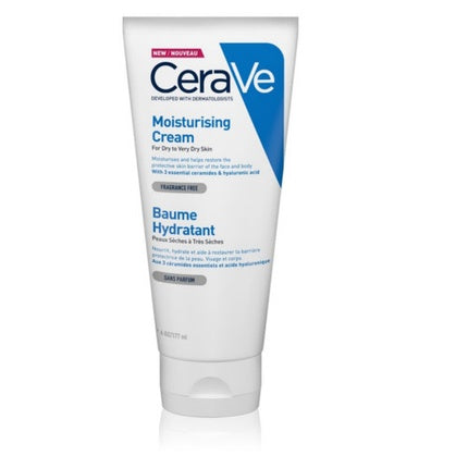 CeraVe Moisturising Cream for Dry to Very Dry Skin, 454g Hydrating Face & Body Cream with Ceramides
