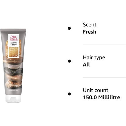 Wella Color Fresh Mask Natural Golden Gloss, 150ml Colour-Depositing Hair Mask