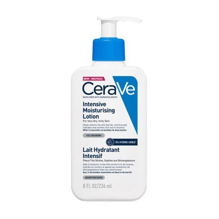 CeraVe Intensive Moisturising Lotion, 236ml | Long-Lasting Hydrating Body & Face Lotion for Dry Skin