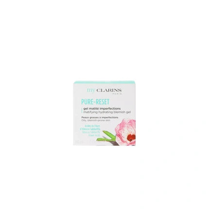 Clarins My Clarins Pure-Reset Mattifying Hydrating Blemish Gel, 50ml | Lightweight Moisturizing Gel for Oily & Combination Skin