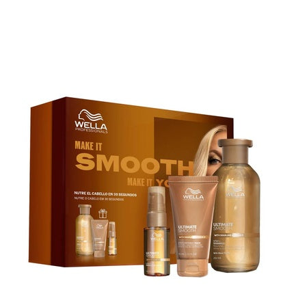 Wella Professionals Ultimate Smooth Coffret Hair Care Gift Set | Nourishing Hair Care Collection