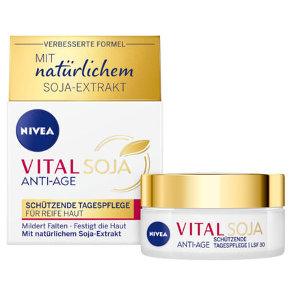 Nivea Vital Soy Anti-Aging Day Cream Face Care, 50ml