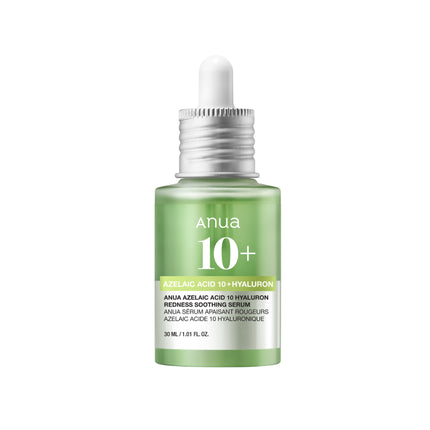 Anua Azelaic Acid 10 Hyaluron Redness Soothing Serum, 30ml | Hydrating Facial Serum