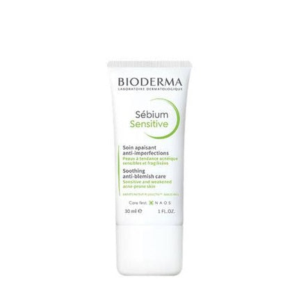 Bioderma Sébium Sensitive Soothing Anti-Blemish Care, 30ml – Daily Moisturising Face Cream for Sensitive Blemish-Prone Skin