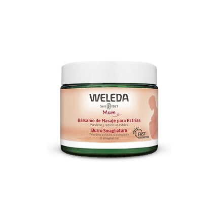 Weleda Massage Balm for Stretch Marks, 150ml – Nourishing Body Massage Balm for Pregnancy & Skin Elasticity