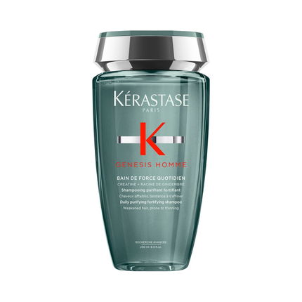 Kerastase Genesis Homme Bain de Force Quotidien Cleansing & Nourishing Shampoo for Weak Hair, 250ml