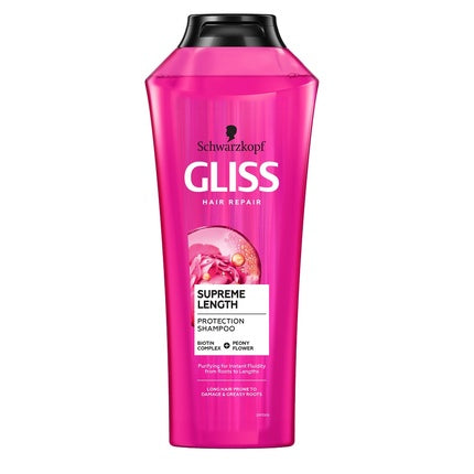 Schwarzkopf Gliss Supreme Length Shampoo for Long & Damage-Prone Hair, 250ml