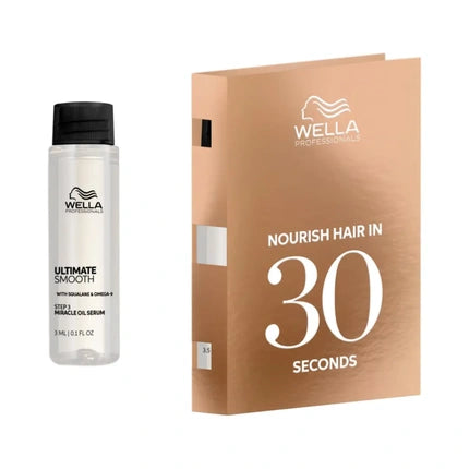 Wella Professionals Ultimate Smooth Miracle Oil Serum Mini, 3ml | Hair Oil for Dry & Frizzy Hair