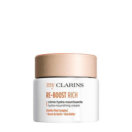 Clarins My Clarins Re-Boost Rich Hydra-Nourishing Cream, 50ml Moisturiser for Dry & Dehydrated Skin