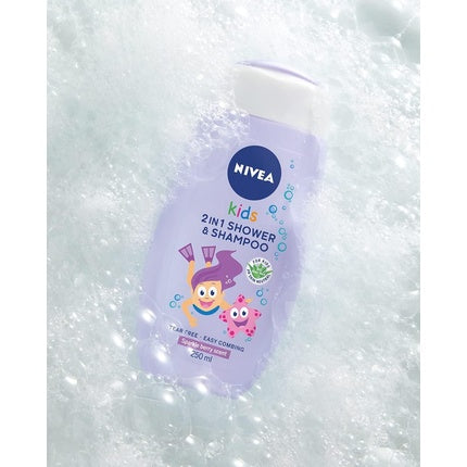 Nivea Body & Hair Cleaner 2-in-1 with Berry Fragrance, 500ml - Refreshing Shower Gel for Hair & Body