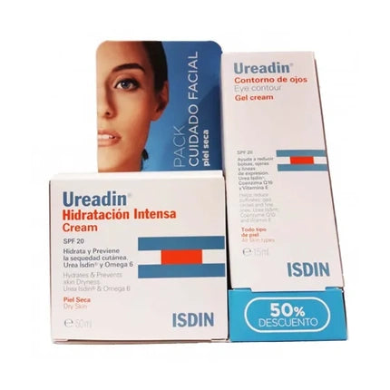 ISDIN Ureadin Intense Hydration SPF 20 Set 2 Pieces, 50ml Daily Moisturizing Cream
