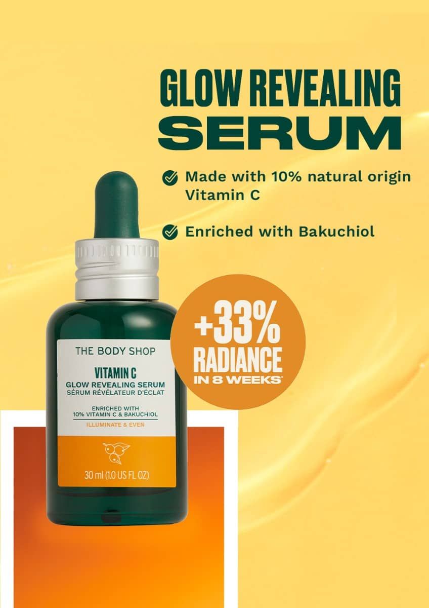The Body Shop Vitamin C Glow Revealing Serum, 30ml Buy at Indicrest Image 4