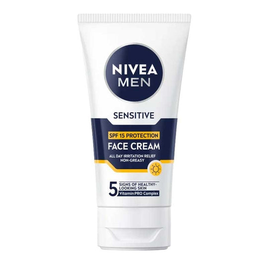 Nivea Men Sensitive Face Cream SPF 15, 75ml