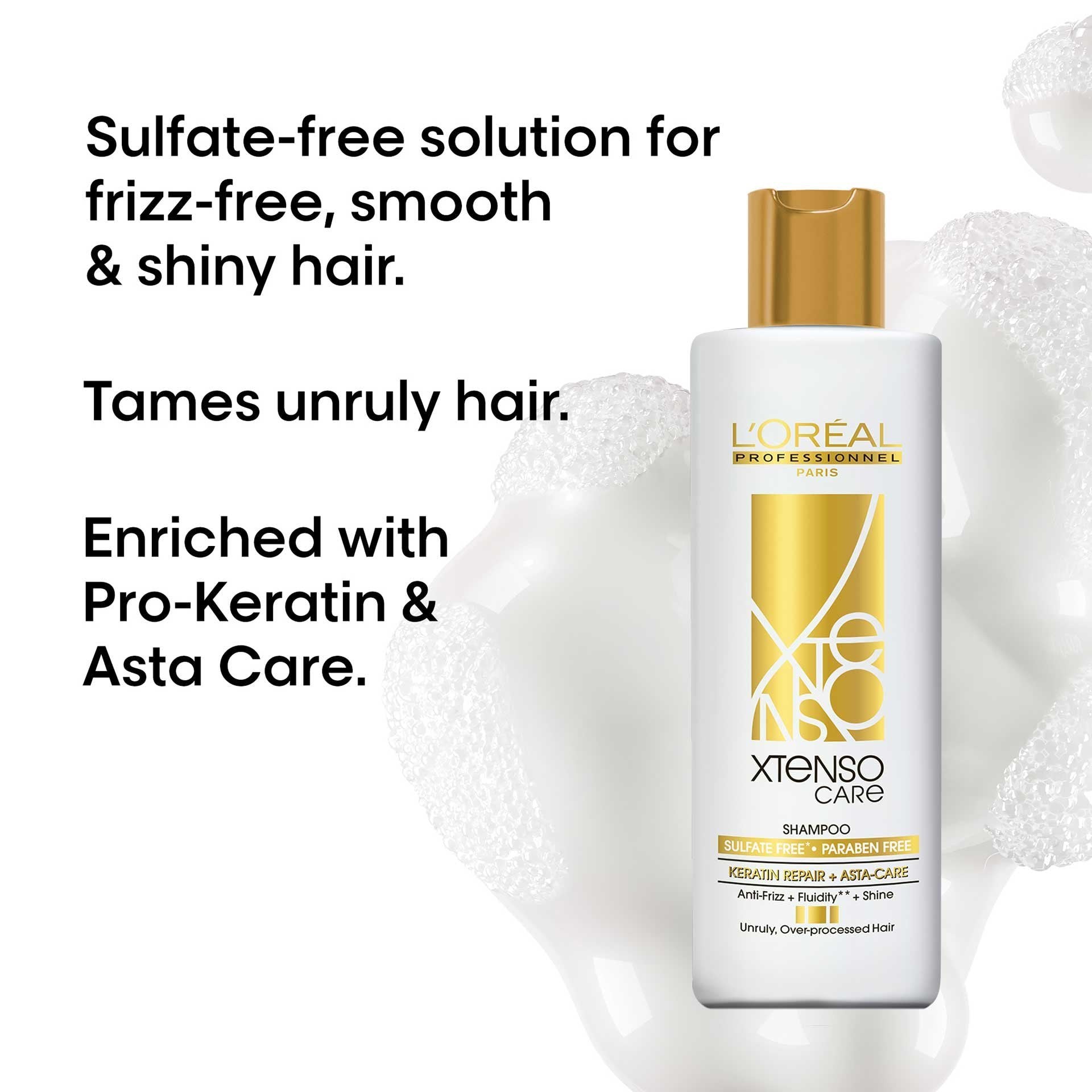 L'Oreal  Professionnel Paris Xtenso Care Shampoo - Keratin Repair + Asta-Care Shampoo - (250ml) - Indicrest Buy at Indicrest Image 2